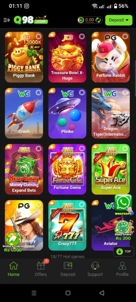 Q98 Game